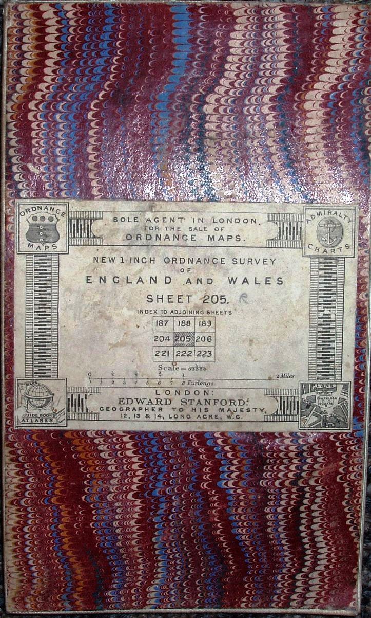 OS Revised New sheet 205 1895 cover